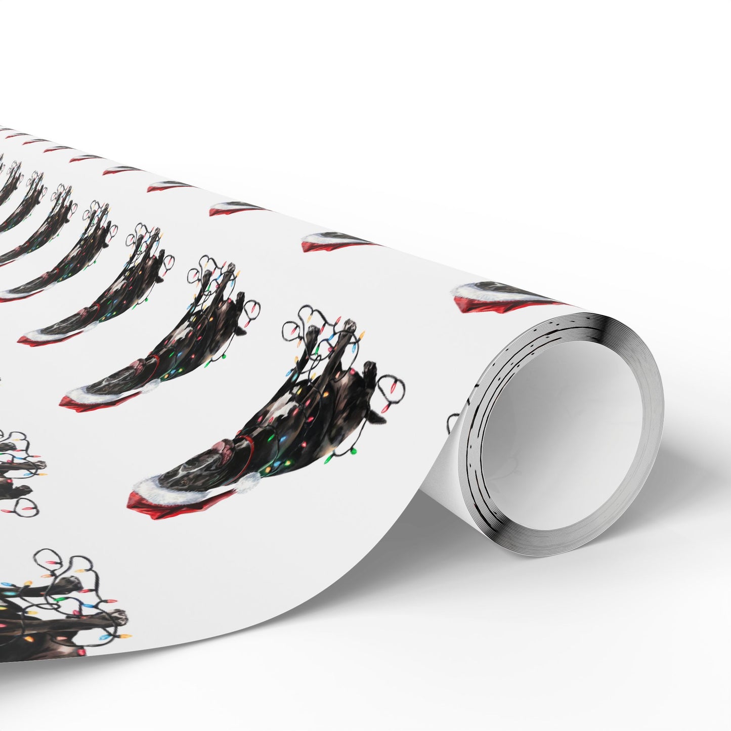 Cane Corso Christmas Lights Wrapping Paper