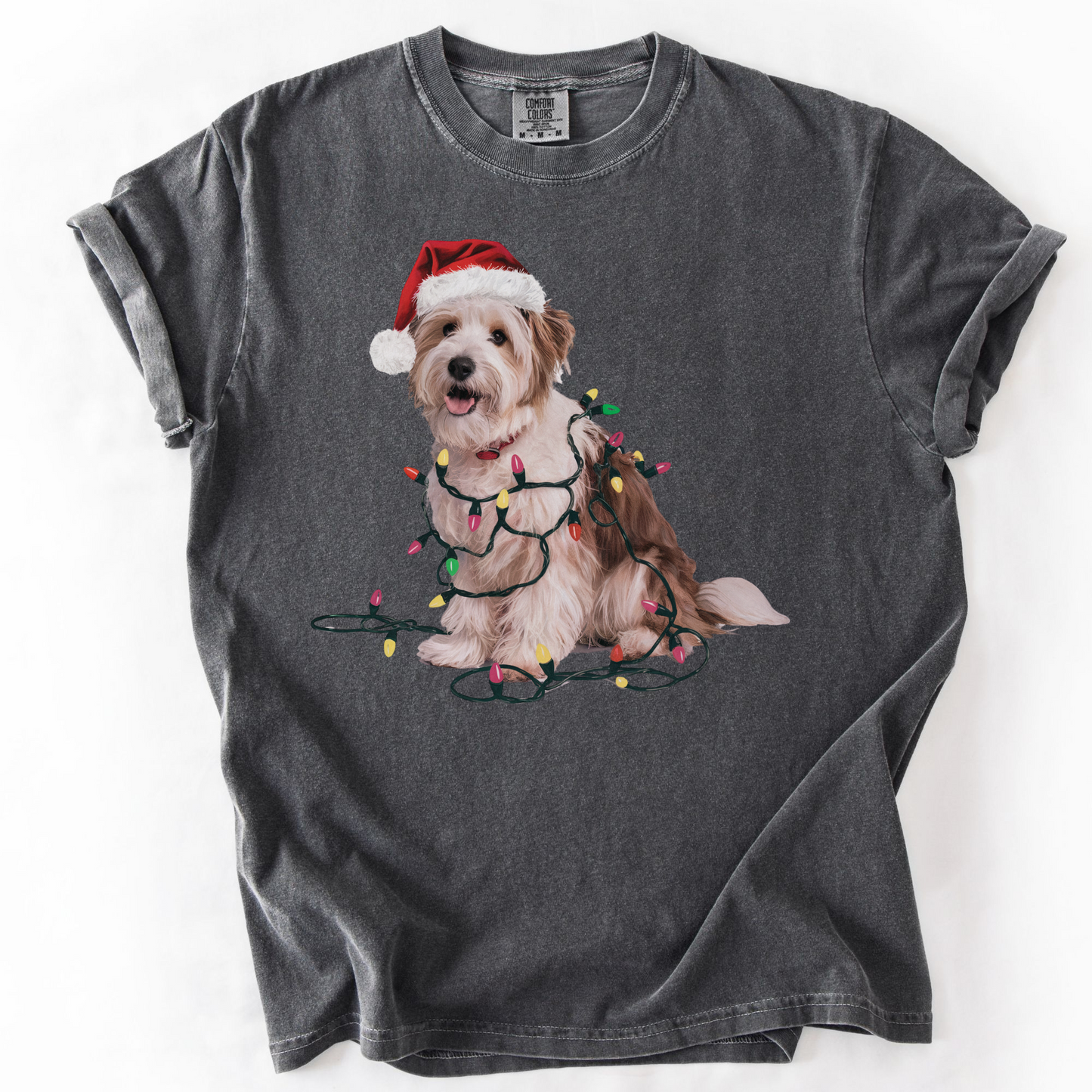 Christmas Coton De Tulear Shirt, Christmas Lights Dog Tee, Christmas Dog Tee, Coton De Tulear Mom Tshirt, Gift for Dog Lover