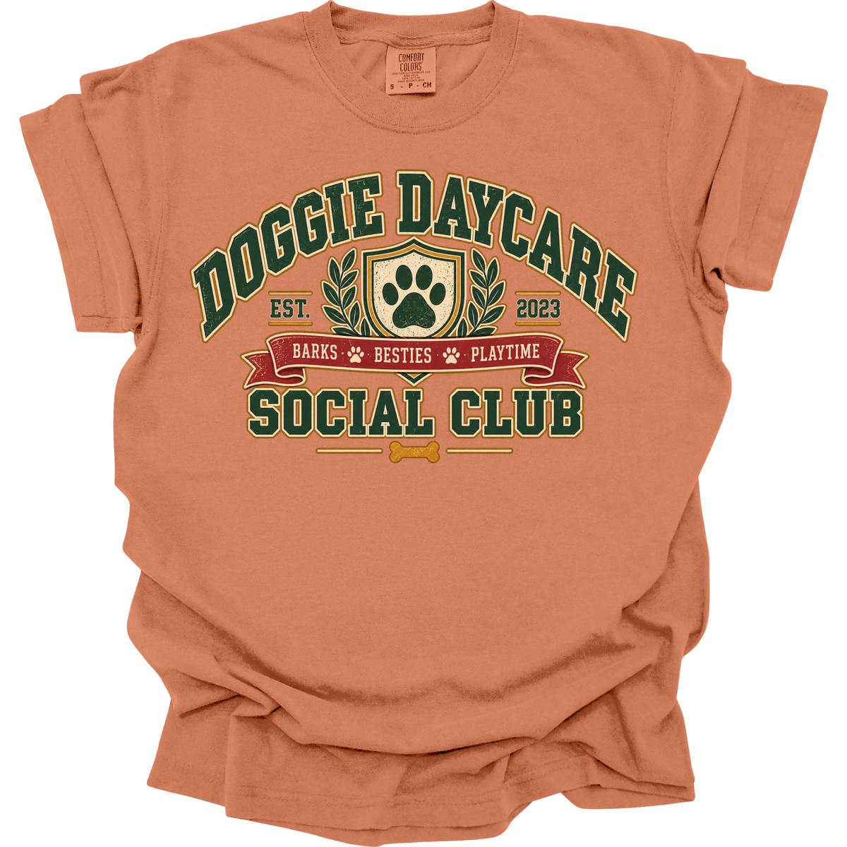 Personalized Dog Daycare Worker Shirt, Doggie Daycare Staff Gift, Social Club Tee