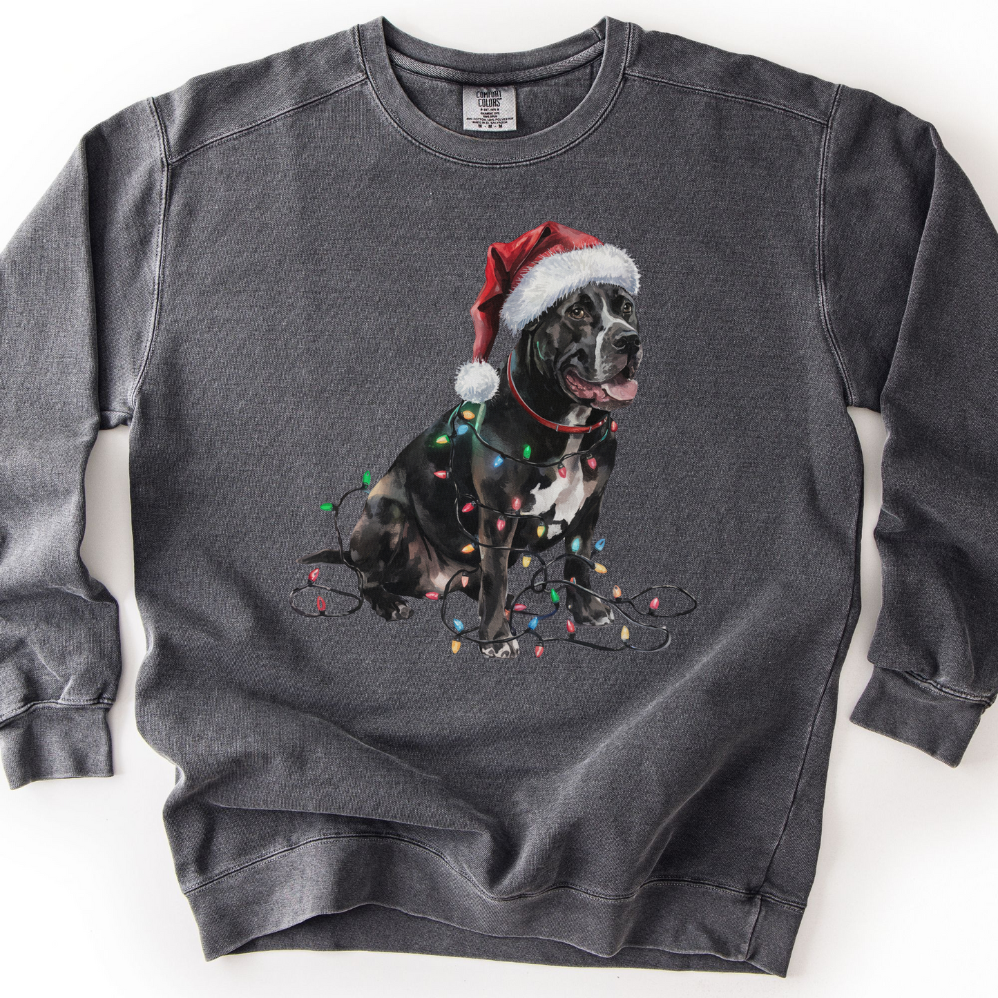 Cane Corso Christmas Lights Sweatshirt