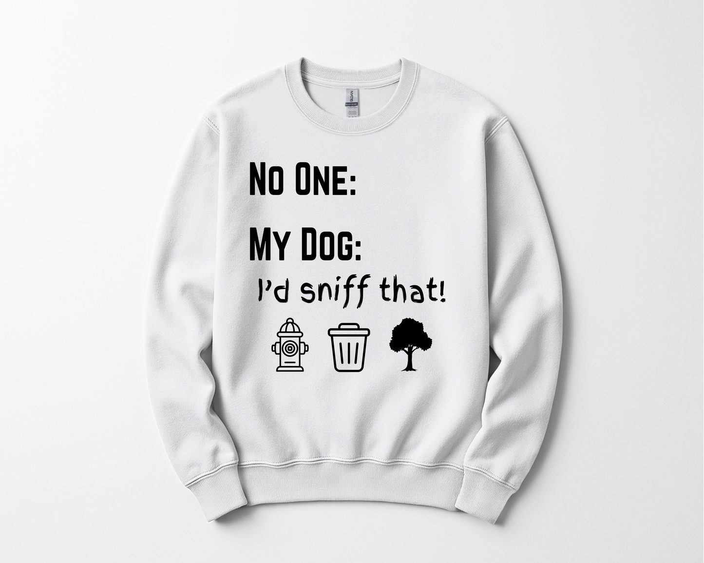 Funny Dog Crewneck Sweatshirt