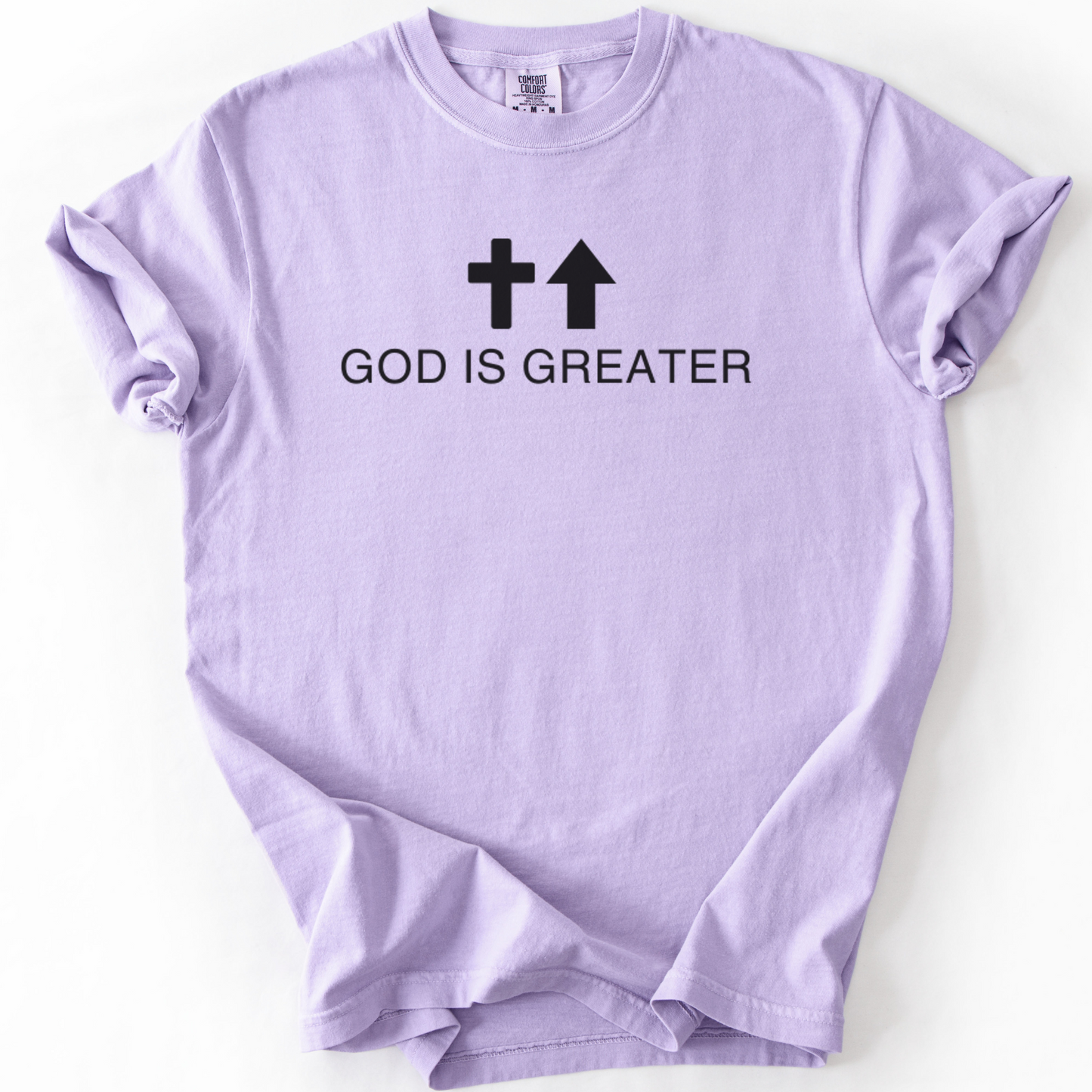 God Is Greater Shirt, Christian Faith Tee, Comfort Colors Bible Verse Shirt