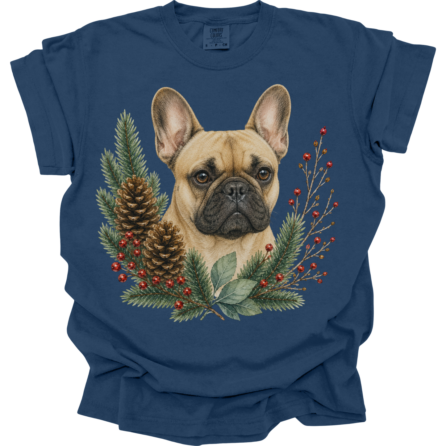 French Bulldog Christmas Shirt, Frenchie Dog Mom Tee, French Bulldog Lover Christmas Gift