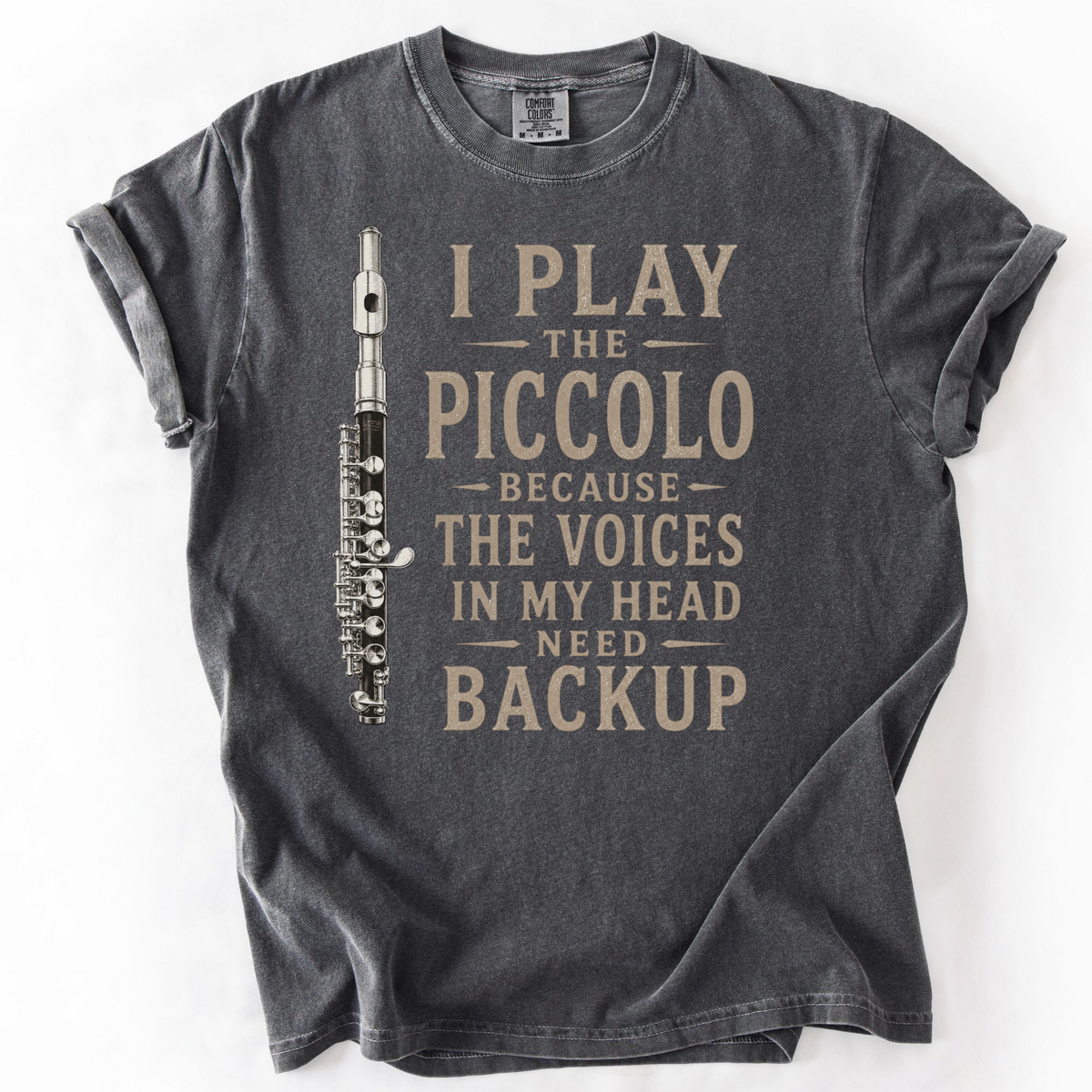 Funny Piccolo Shirt, Piccolo Player Gift, Band Musician Tee