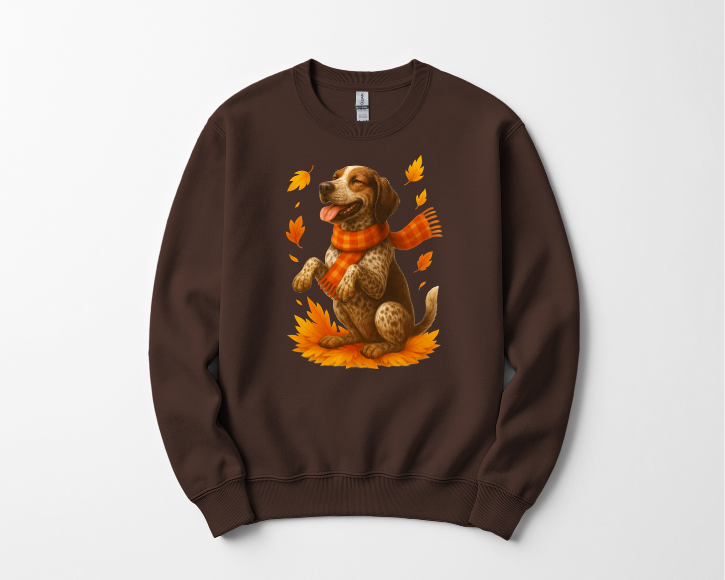 German Shorthaired Pointer Gift, Dog Lover Autumn Shirt, Cozy Fall Dog Sweatshirt, Cute Dog Apparel, Fall Dog Fashion Wear