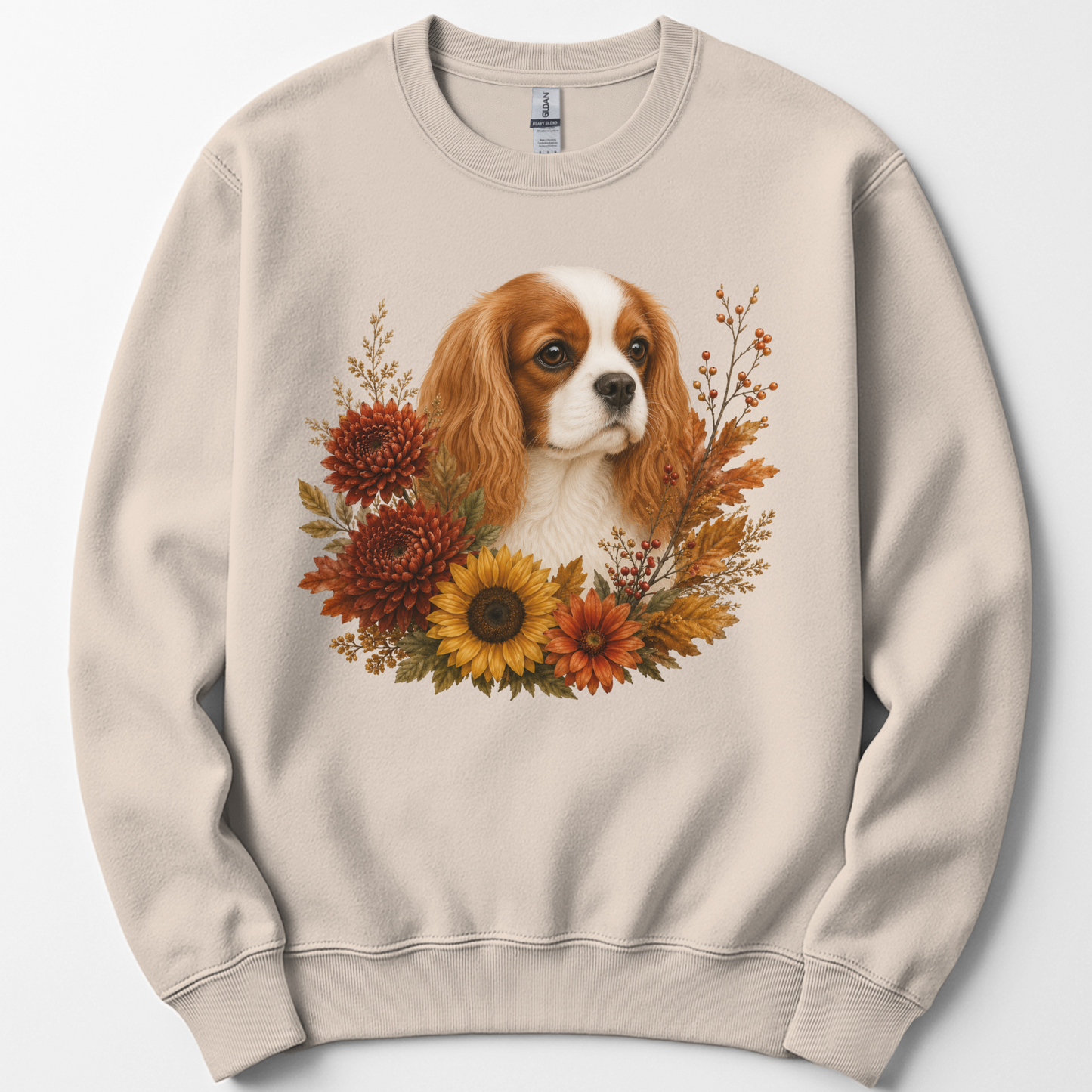 Blenheim Cavalier Autumn Floral Sweatshirt