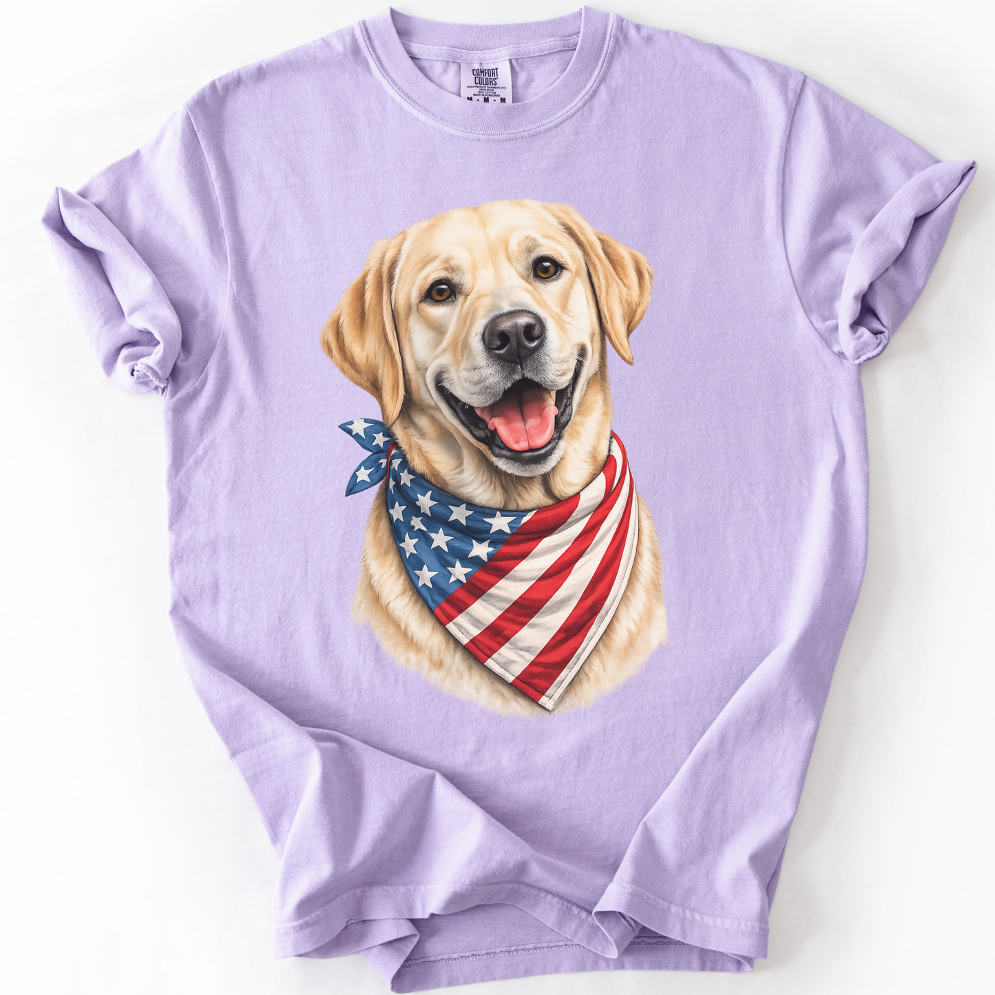 Personalized Dog Shirt, Custom Pet Portrait, Patriotic Dog Lover Gift