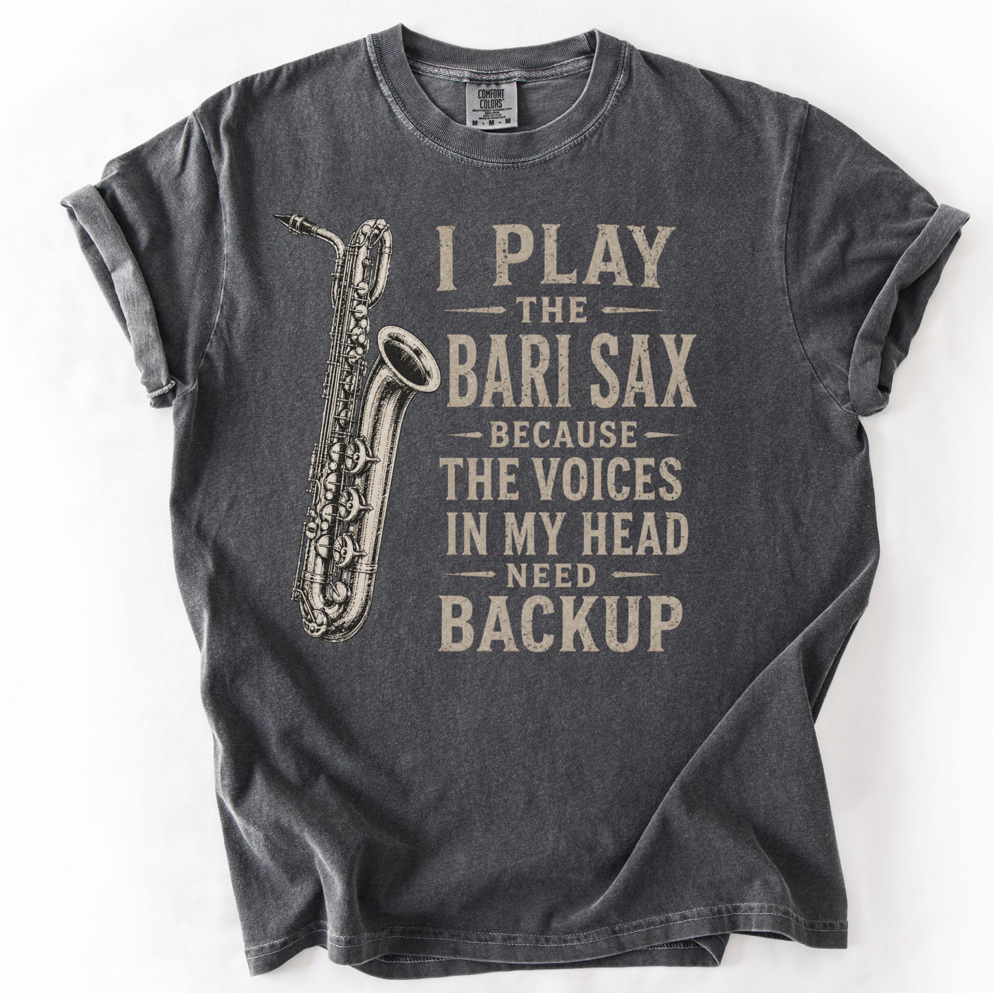 Funny Bari Sax Shirt, Baritone Saxophone Player Gift, Saxophonist Musician Tee
