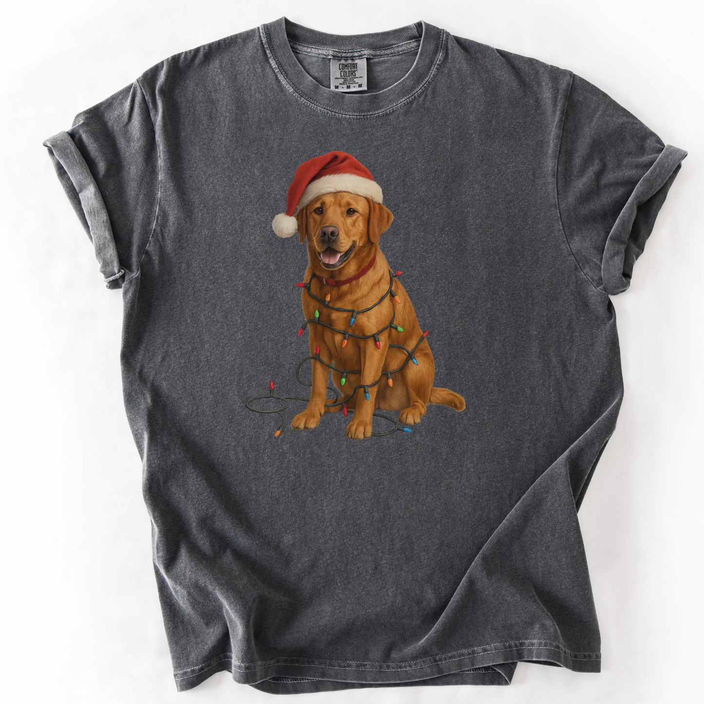 Fox Red Labrador Christmas Lights Shirt