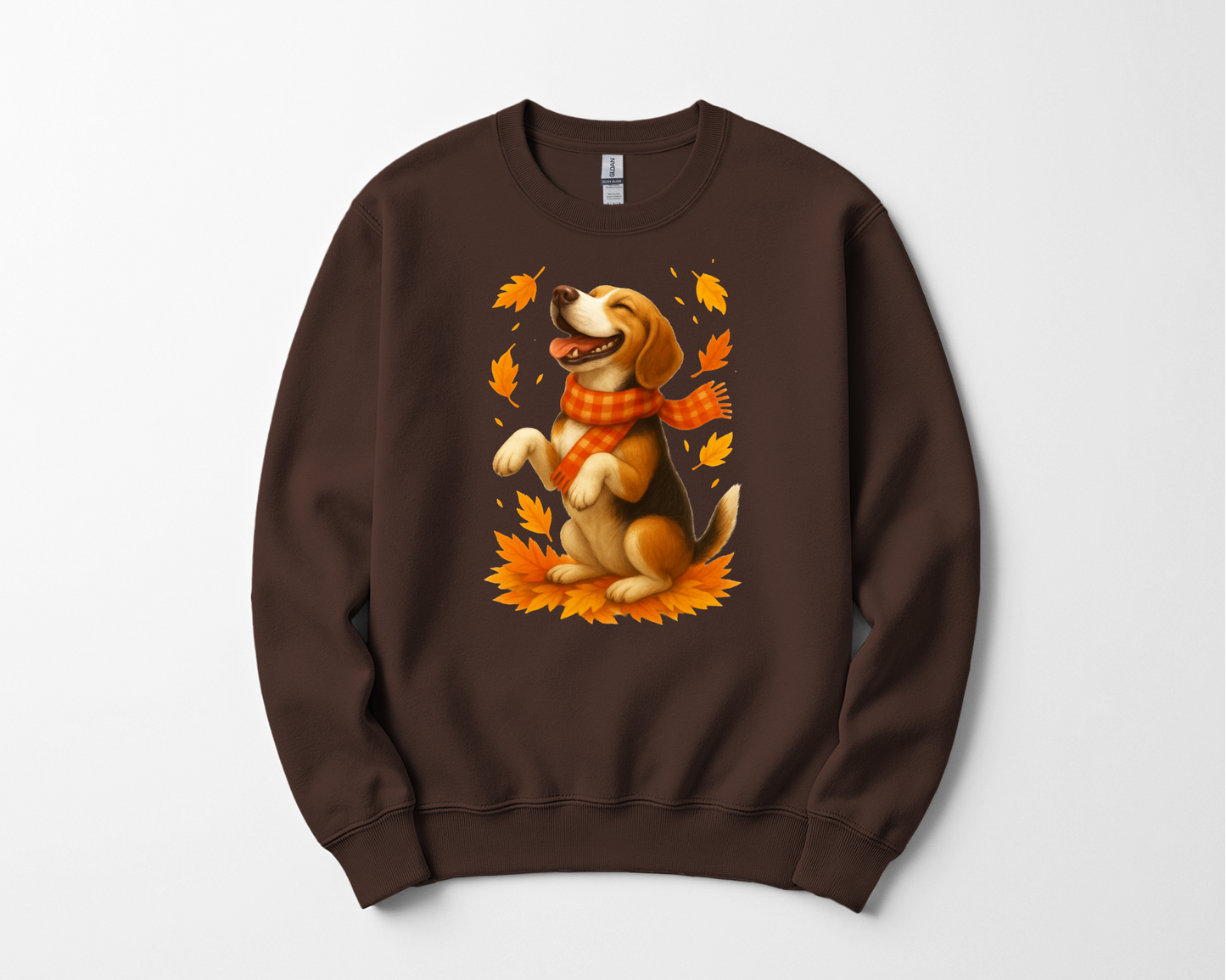 Beagle Autumn Shirt, Cozy Dog Sweatshirt, Fall Beagle Lover Gift, Cute Dog Apparel, Autumn Leaves T-shirt, Pet Lover Clothing