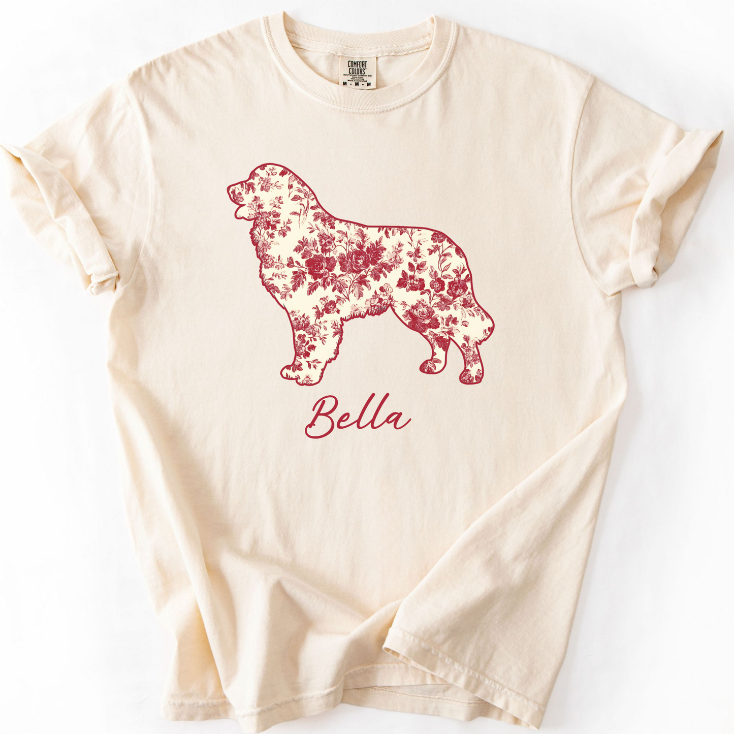 Personalized Dog Lover Shirt, Custom Pet Name Tee, Choose Any Breed Gift