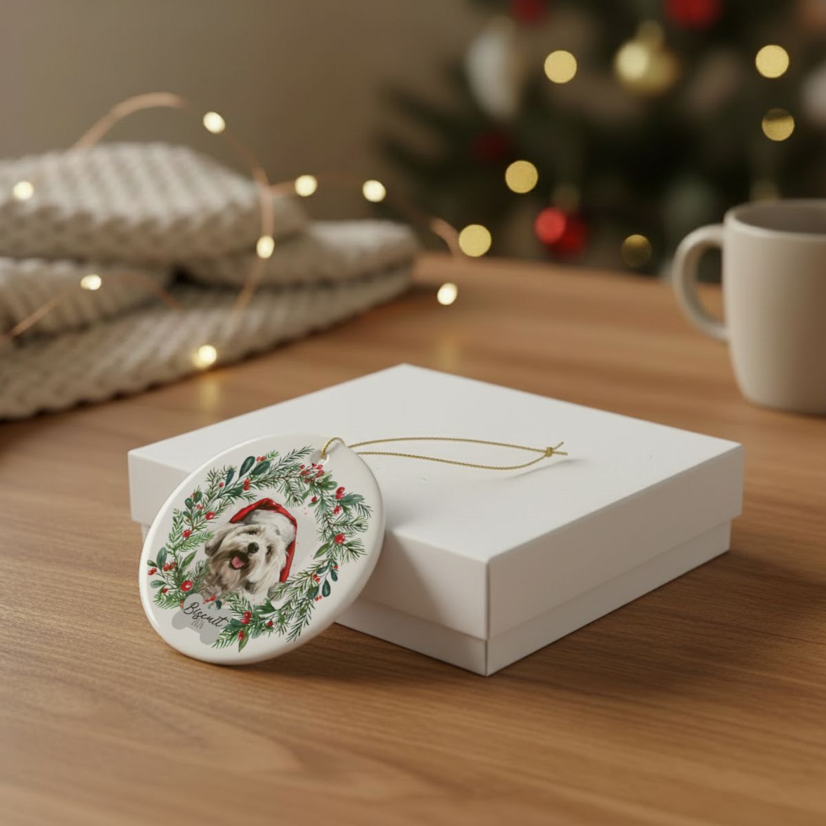 Personalized Maltese Ornament