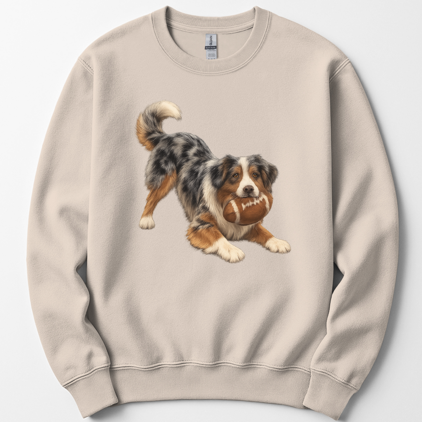 Australian Shepherd Football Sweatshirt