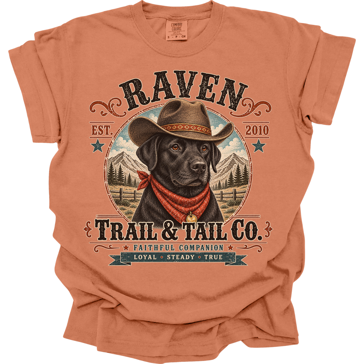 Personalized Dog Shirt, Custom Pet Portrait Western Cowboy Dog Tee, Dog Lover Gift