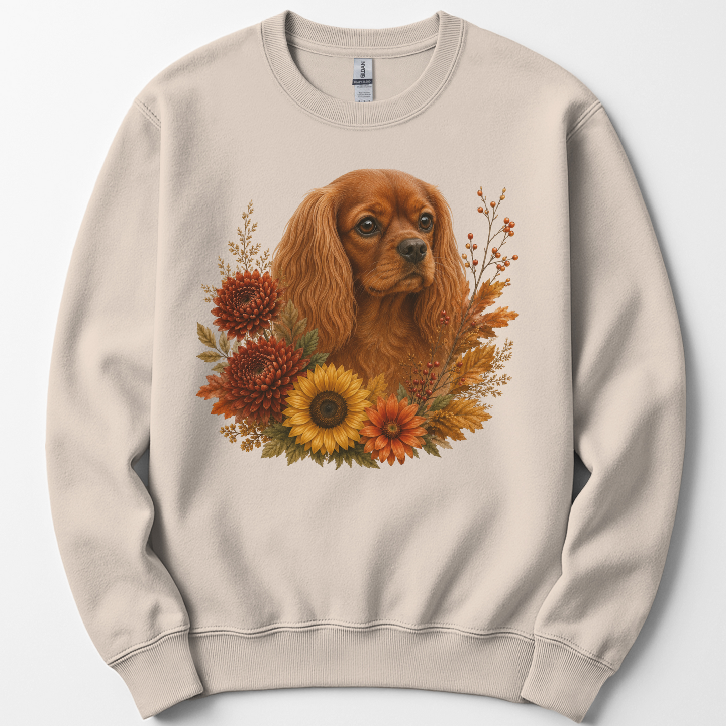 Ruby Cavalier Autumn Floral Sweatshirt