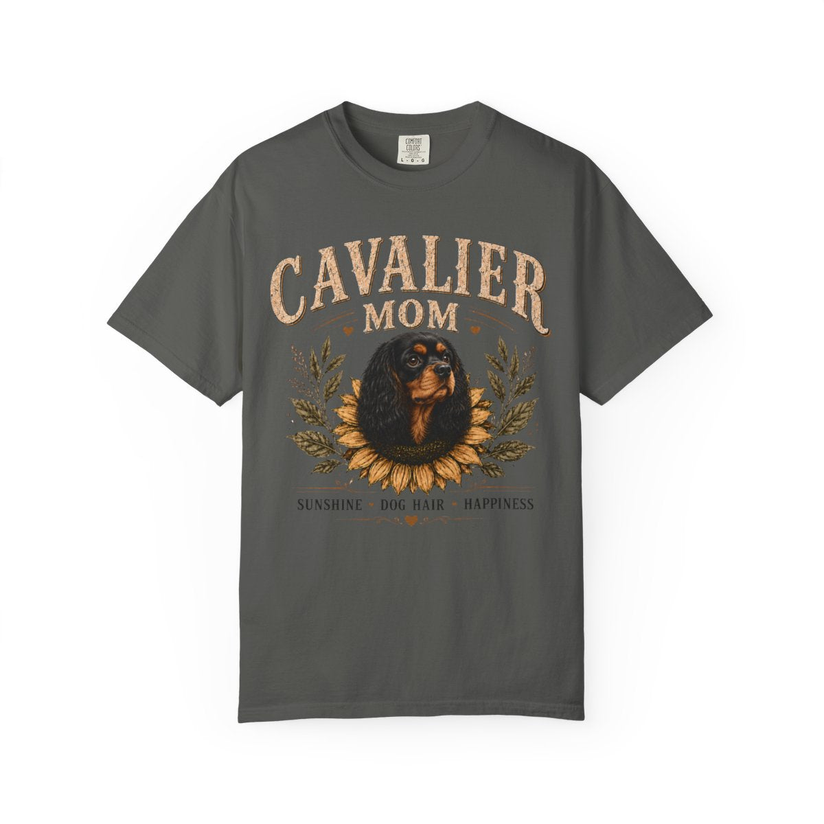 Black and Tan Cavalier Mom Shirt, Cavalier King Charles Spaniel Tee, Dog Lover Gift