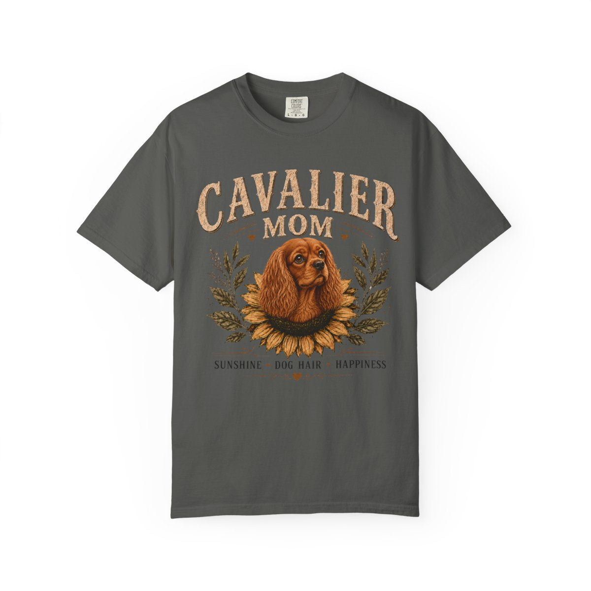 Ruby Cavalier Mom Sunflower Shirt