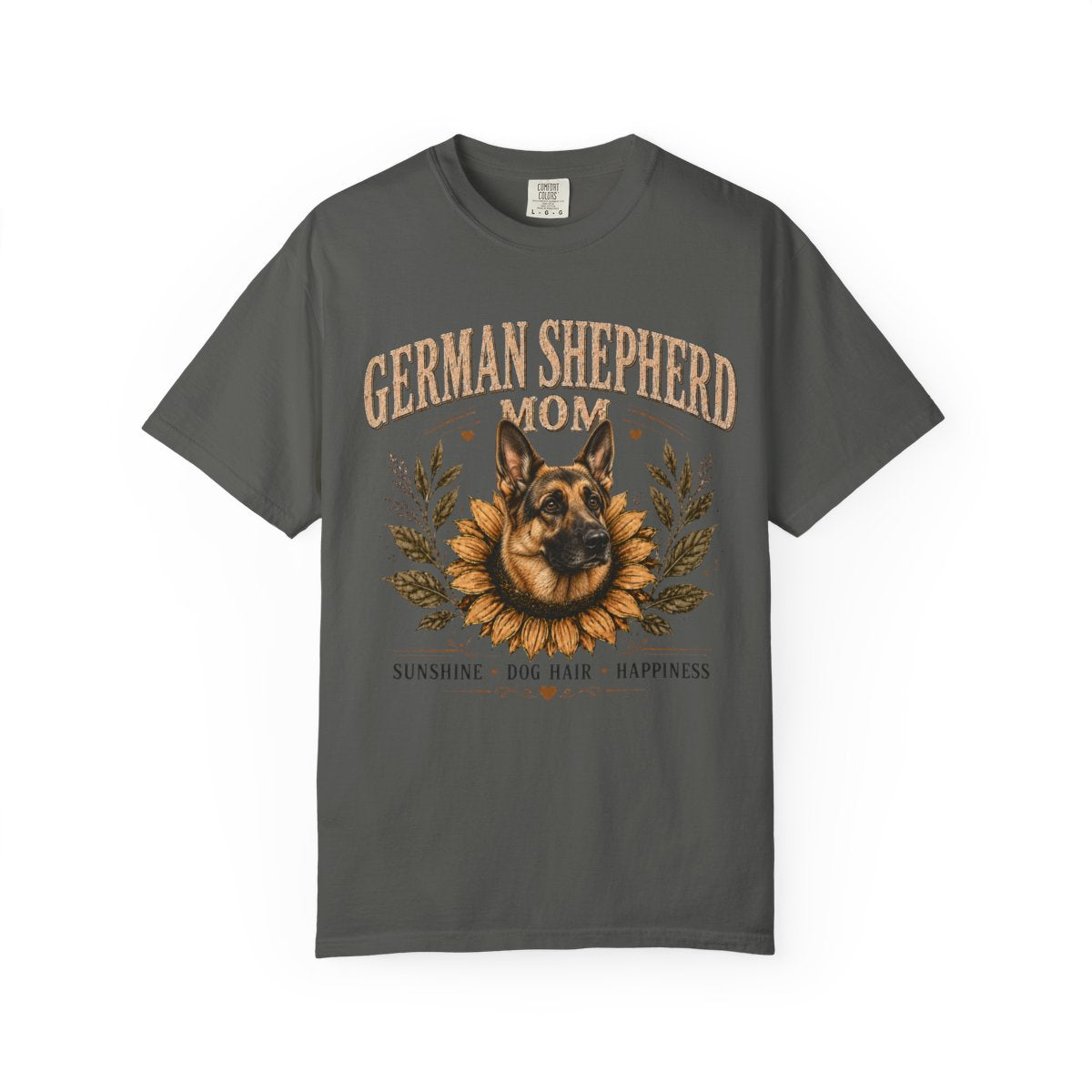 German Shepherd Mom Sunflower Shirt