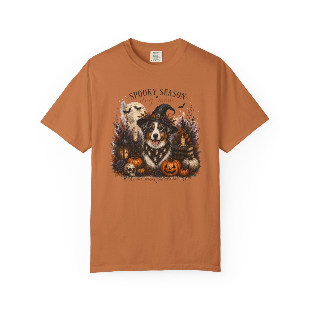 Australian Shepherd Spooky Season Dog Mom Halloween Shirt