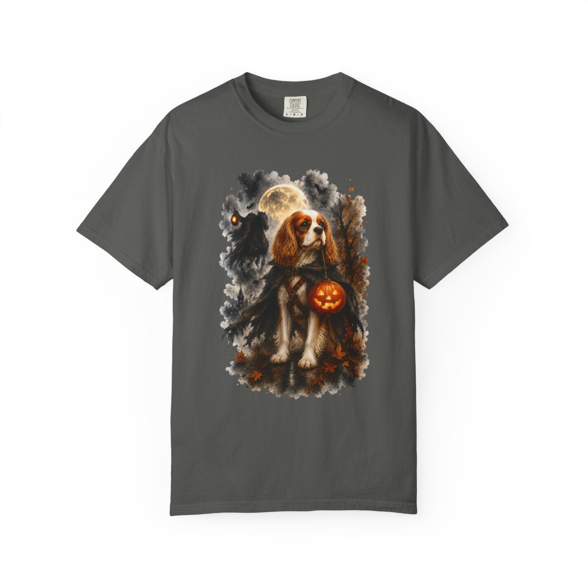 Blenheim Cavalier Headless Horseman Inspired Halloween Comfort Colors Shirt
