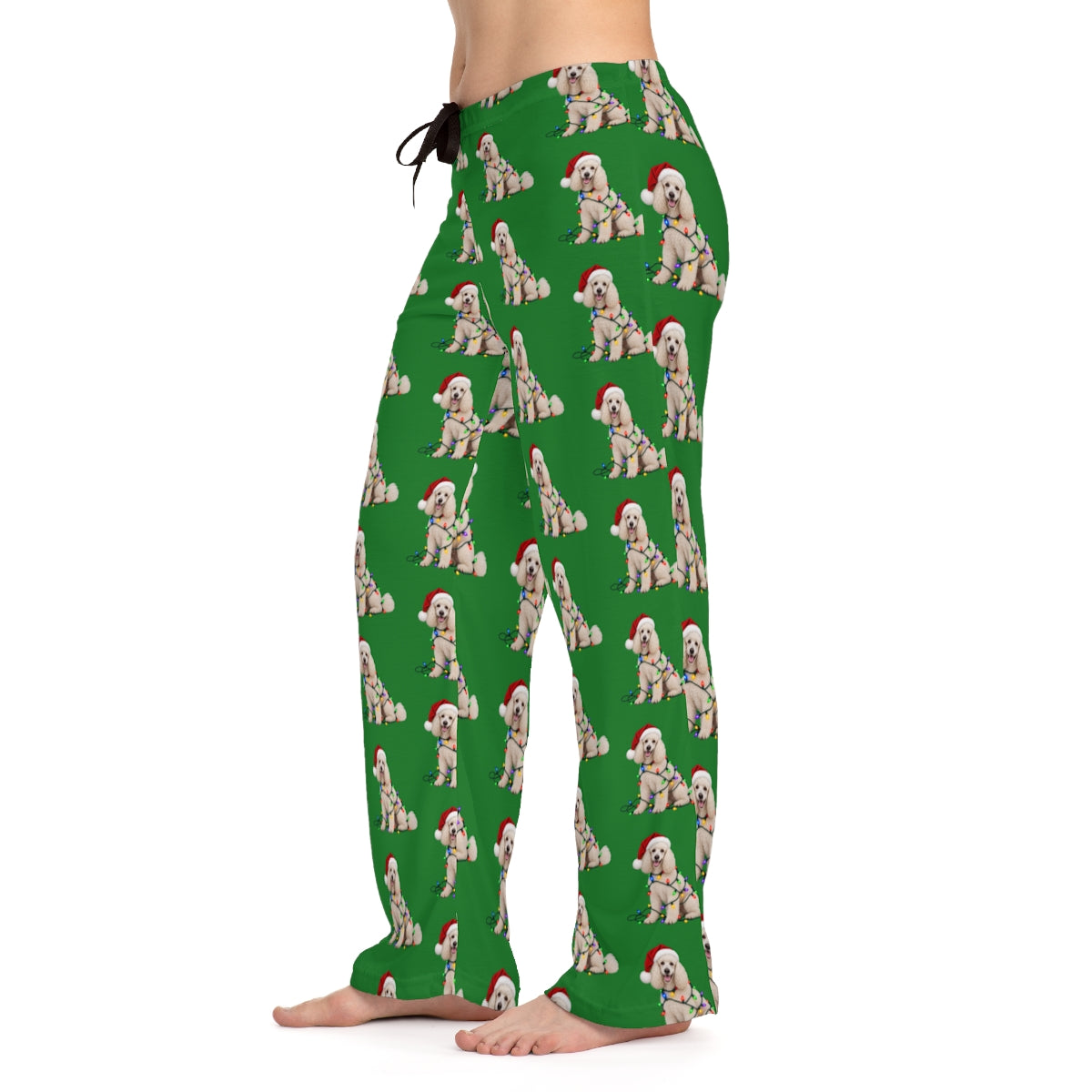 Poodle Christmas Pajama Pants