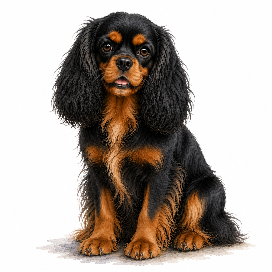 Black & Tan Cavalier King Charles Spaniel Gifts & Personalized Dog Lover Keepsakes
