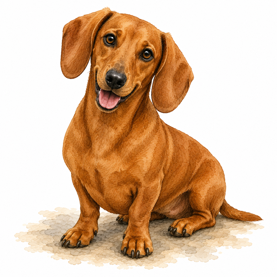 Personalized Red Dachshund Gifts for Dog Lovers