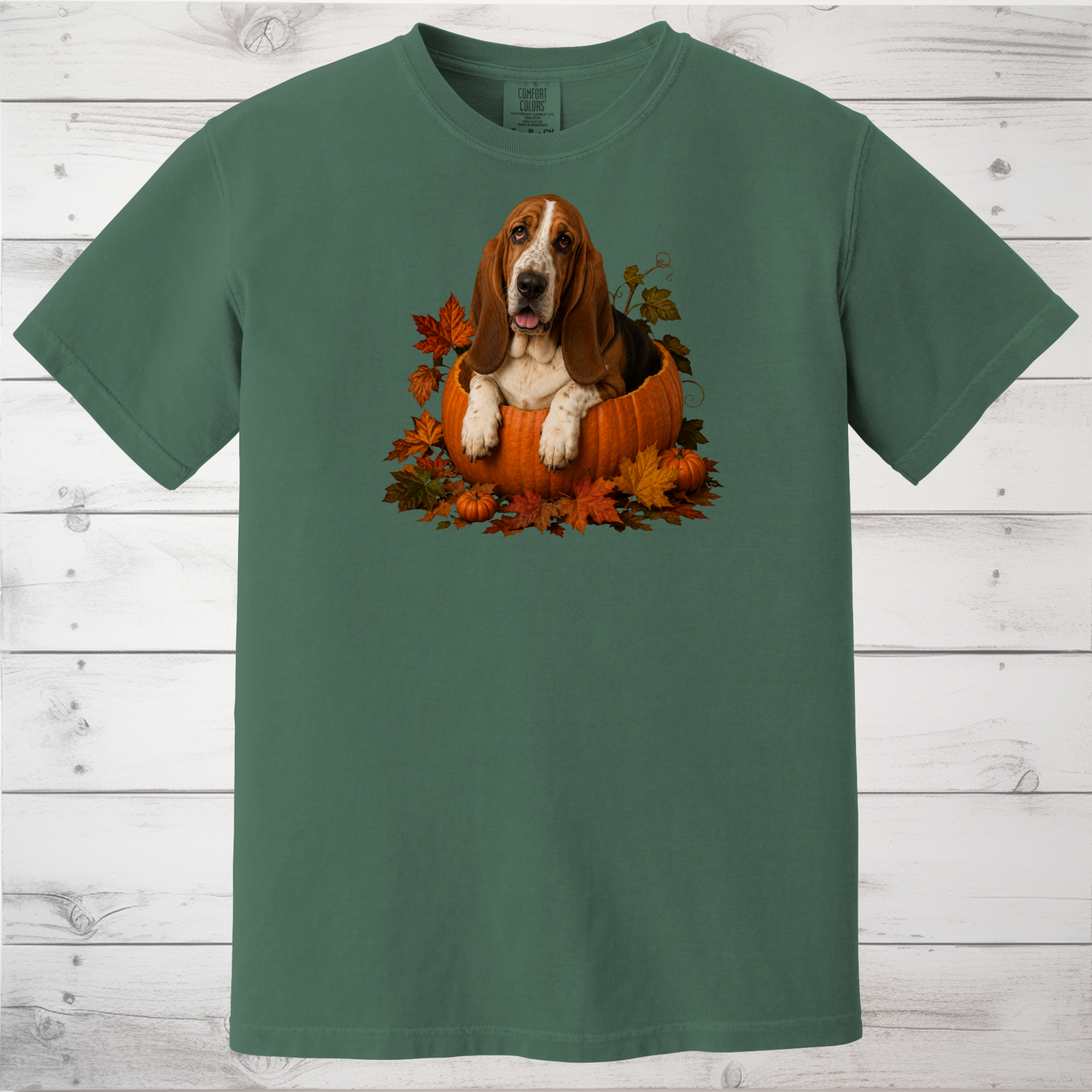 Basset Hound Pumpkin Shirt
