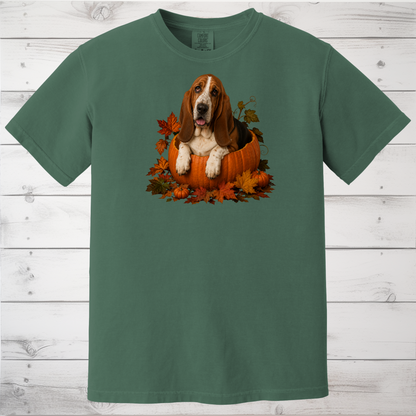 Basset Hound Pumpkin Shirt
