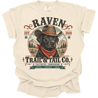 Personalized Dog Shirt, Custom Pet Portrait Western Cowboy Dog Tee, Dog Lover Gift