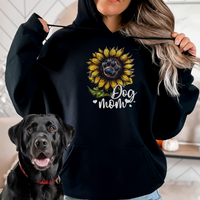 Load image into Gallery viewer, Dog Mom Sunflower Paw Print Shirt Cute Floral Dog Lover Gift Tee for Women Pet Owner T-Shirt Dog Mama Graphic Tee Mothers Day Gift

