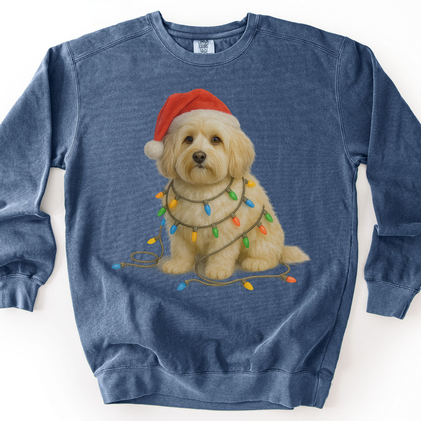 Havanese Christmas Lights Sweatshirt