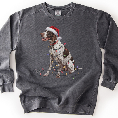 English Pointer Christmas Lights Shirt