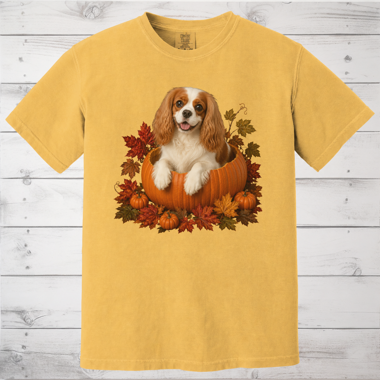 Blenheim Cavalier Pumpkin Shirt