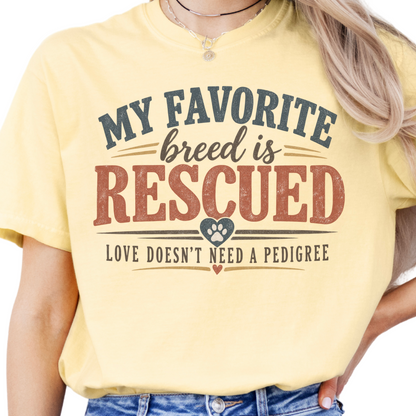 Rescue Dog Shirt, Adopted Dog Mom Tee, Rescue Pet Gift, Dog Adoption Shirt