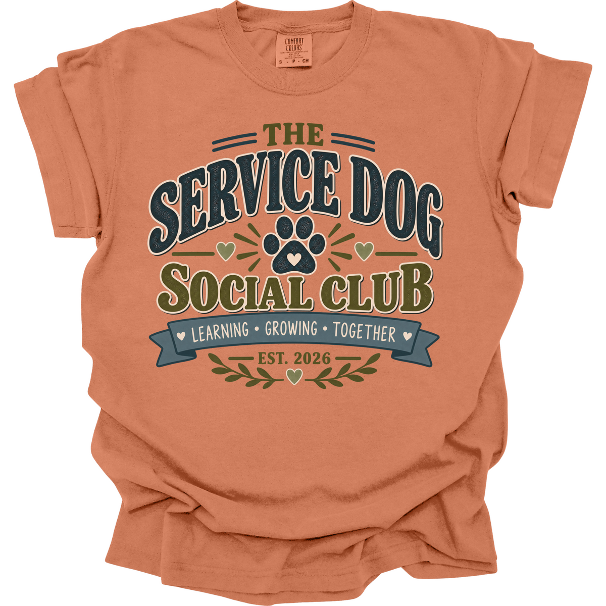 Service Dog Shirt, Service Dog Handler Gift, Working Dog Social Club Tee