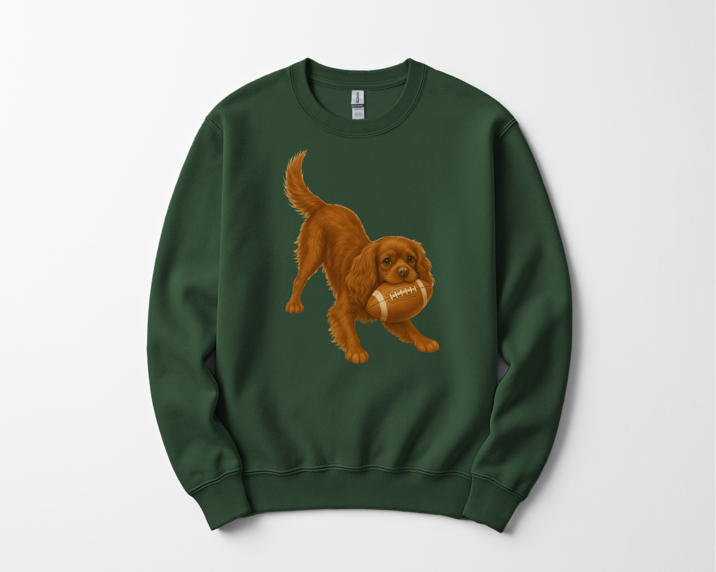 Ruby Cavalier Football Sweatshirt