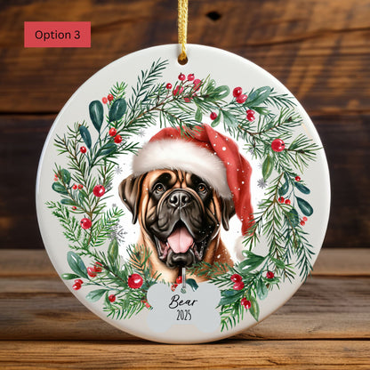 Personalized English Mastiff Ornament