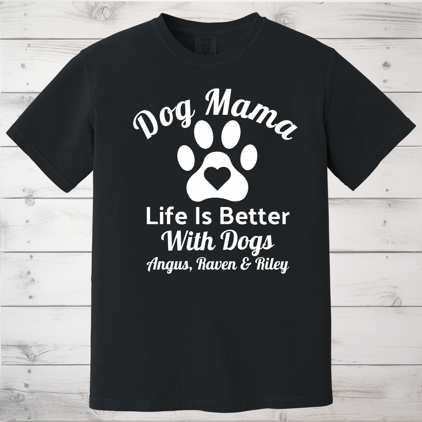 Personalized Life is Better With Dogs Shirt