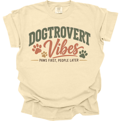 Funny Dogtrovert Dogs Over People Shirt