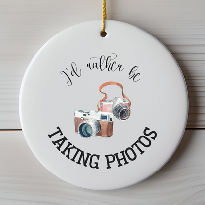 Photographer Gift, Camera Ornament, Gift for Photographer, Photography Gift, Photo Lover Gift
