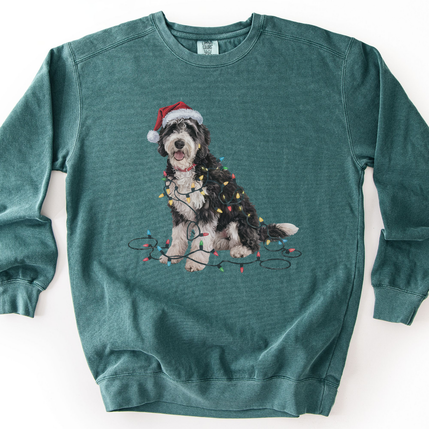Labradoodle Christmas Lights Sweatshirt