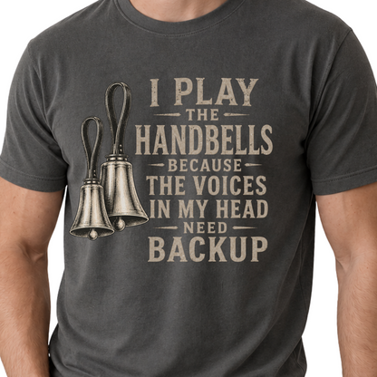 Funny Handbell Shirt, Handbell Choir Gift, Bell Ringer Musician Tee