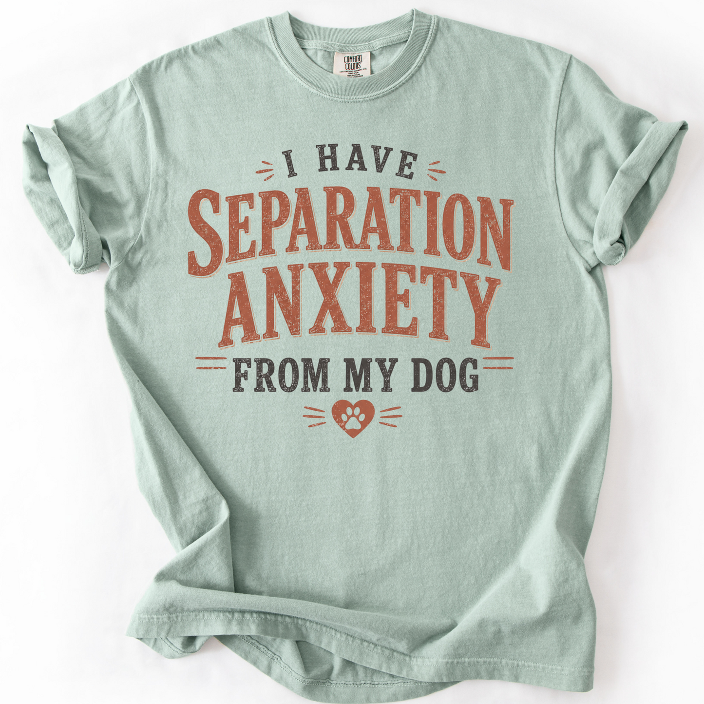 Funny Dog Mom Shirt, Separation Anxiety Dog Tee, Obsessed Dog Lover Gift