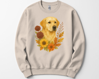 Load image into Gallery viewer, Autumn Lab Lovers Sweatshirt, Labrador Retriever Shirt, Gift for Lab Mom
