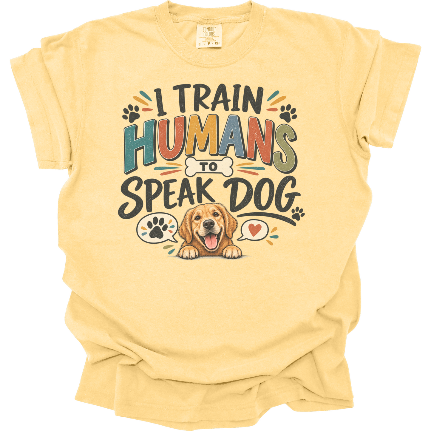Dog Trainer Shirt, I Train Humans to Speak Dog, Funny Dog Training Tee