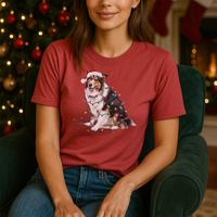 Load image into Gallery viewer, Christmas Collie Shirt, Christmas Lights Dog Shirt, Christmas Dog, Collie Mom Shirt, Gift for Dog Lover, Collie
