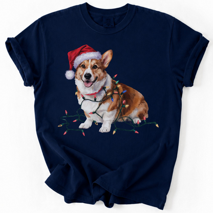 Christmas Cardigan Welsh Corgi Shirt, Christmas Lights Dog Tee, Christmas Dog, Corgi Mom Tee, Gift for Dog Lover, Corgi Tee