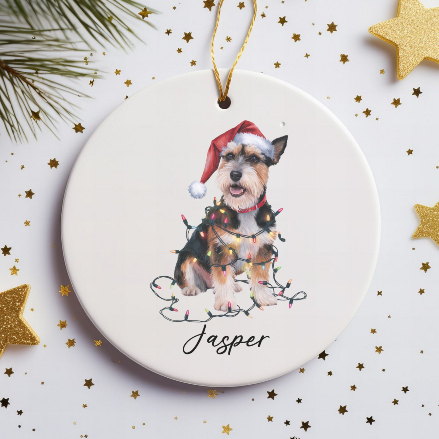 Norfolk Terrier Ornament, Custom Pet Keepsake