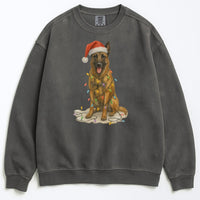 Load image into Gallery viewer, Christmas Belgian Malinois Sweatshirt, Holiday Dog Lover Gift, Festive Pet Apparel, Cozy Winter Sweater for Dog Lovers, Cute Dog Design
